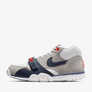 Mens 12.5 Nike Air Trainer 1 White Midnight Navy
